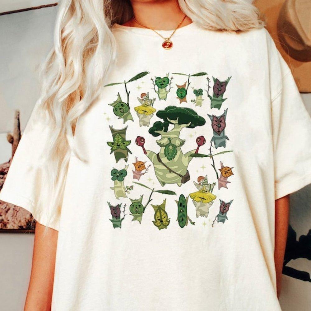 Zelda Koroklineart Korok Trice Hylian Korok Zelda Plant Flora Of Unisex Tshirt